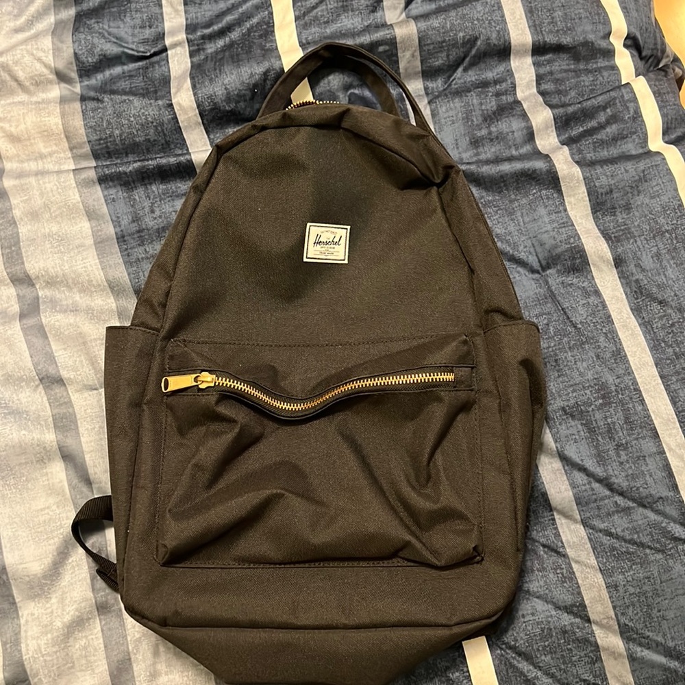 Hershel Nova Black Backpack with Handles